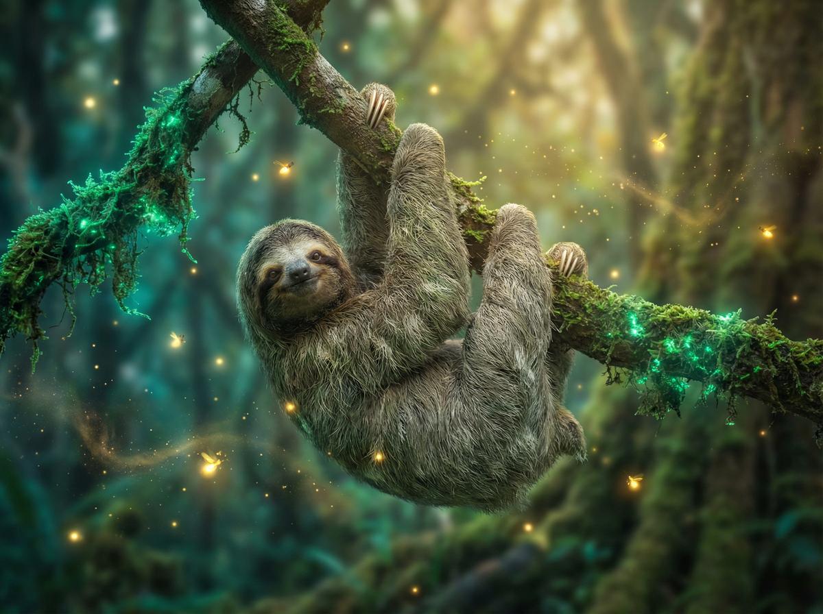 明星-树懒雨林慢生活视频